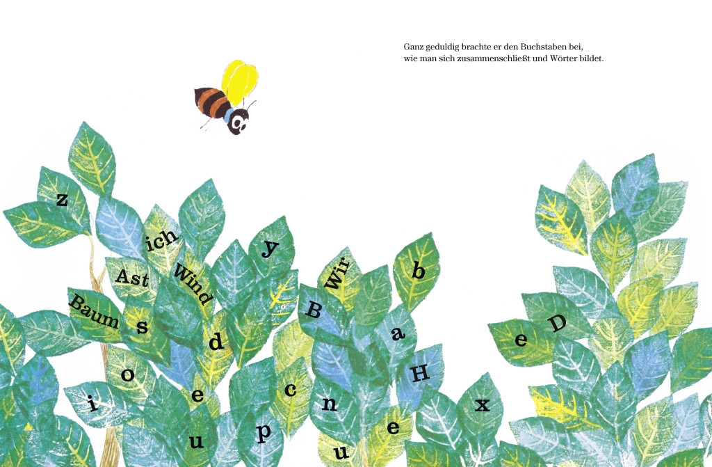 Der Buchstabenbaum innen
