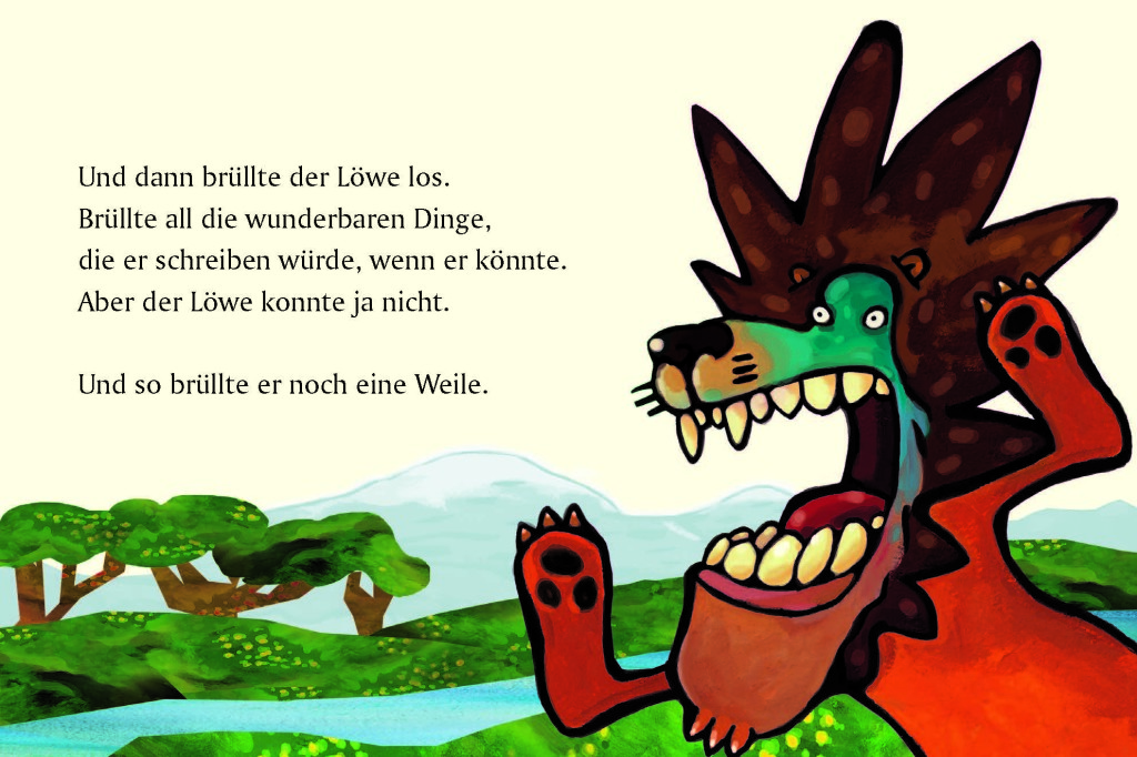 Die Geschichte vom Löwen der nicht schreiben konnte innen