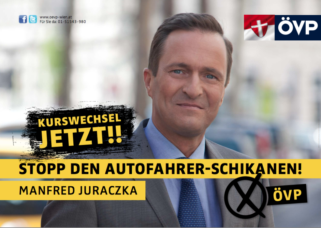 ÖVP-Plakat zur Wien-Wahl am 11.Oktober. (Quelle: ÖVP)