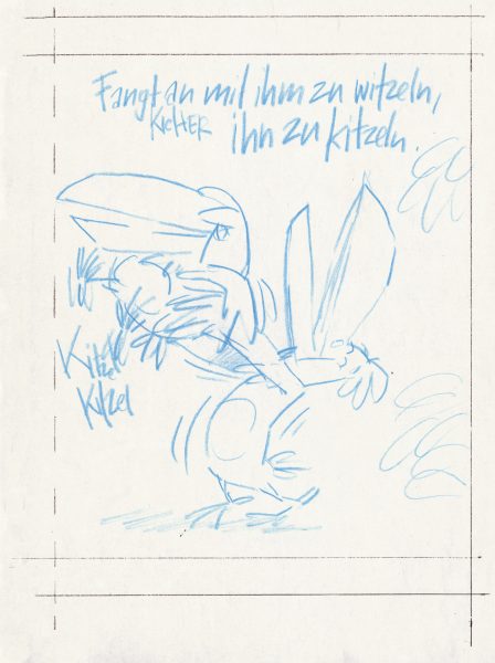 Entwurf, Seite 26 © Thomas Kriebaum, aus: Rabenduft, Picus 2016