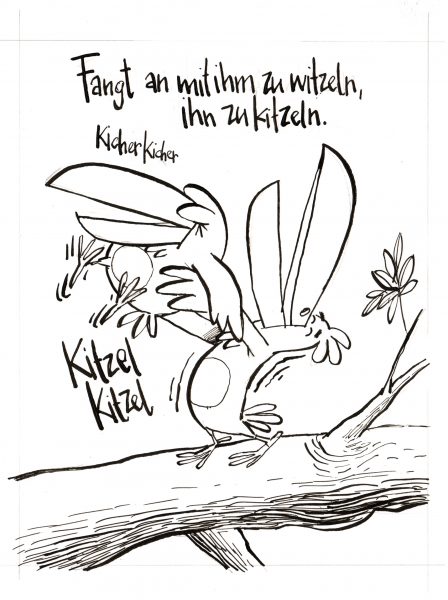 Strich, Seite 26 © Thomas Kriebaum, aus: Rabenduft, Picus 2016