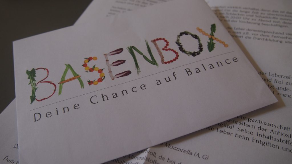 Basenbox, Basische Ernährung