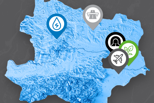 Fünf Umwelt-Baustellen in Niederösterreich.