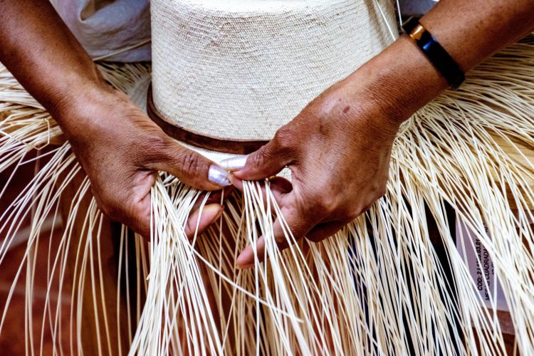 Panamahüte kommen ursprünglich aus Ecuador