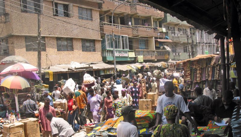 Markt in Lagos, Nigeria
