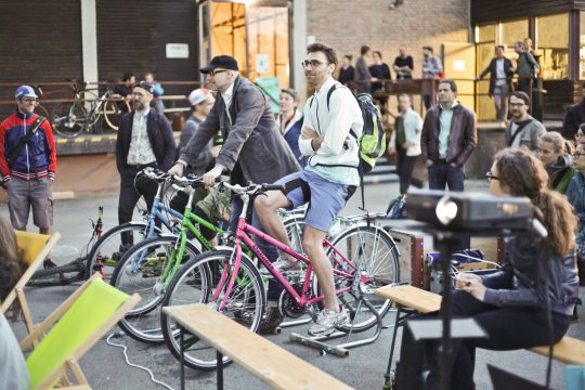 Der CycleCinemaClub veranstaltet Fahrradkinos in ganz Österreich und vereinzelt auch im Ausland.