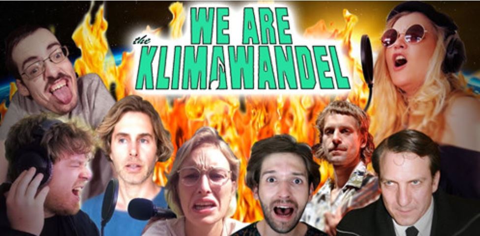 Das Video "We Are The Klimawandel" macht auf skurrile Art auf den Klimaschutz aufmerksam. Bild: Team Turbo, YouTube.