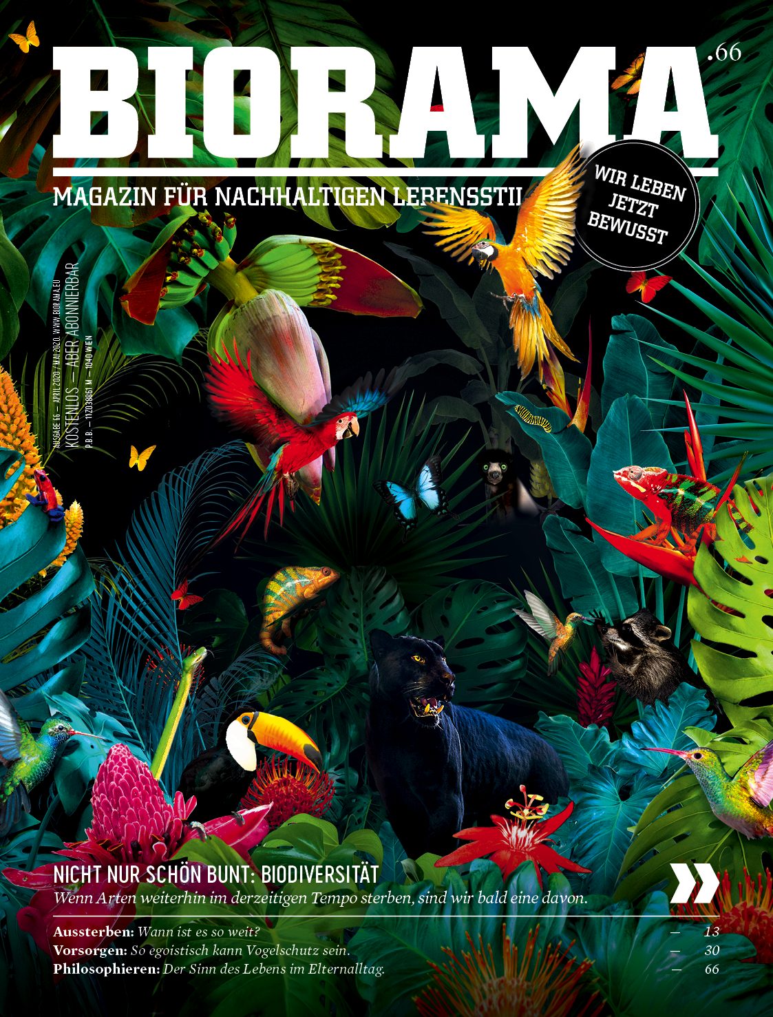 BIORAMA Ausgabe 66 Nicht nur schön bunt BIODIVERSITÄT