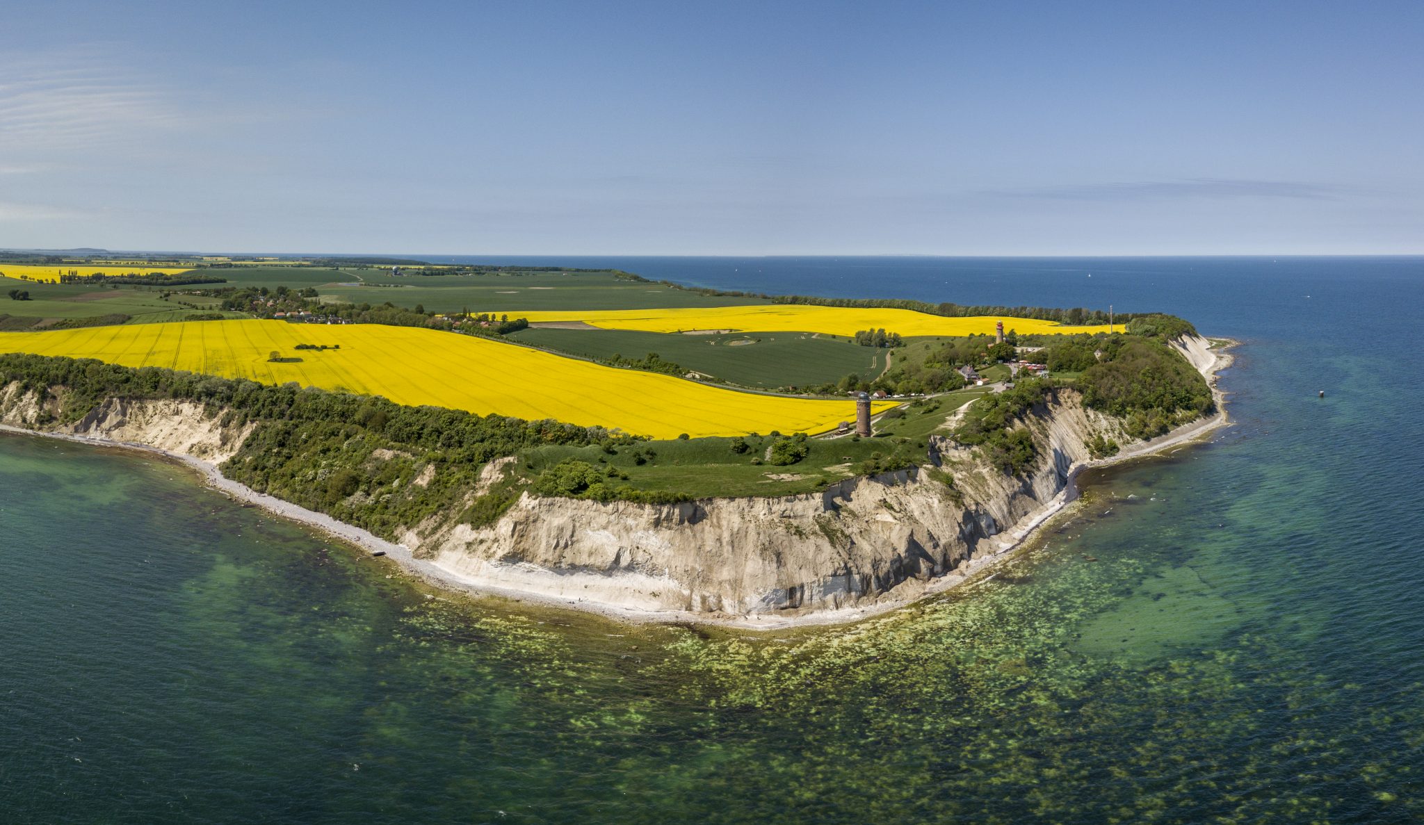 Die Steilküste der Ostseeinsel Rügen