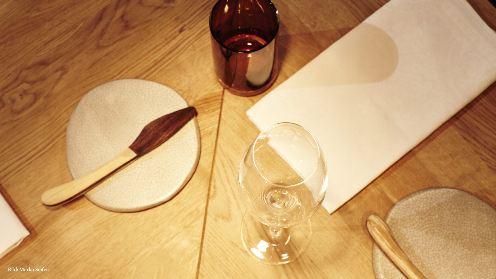 gedeckter Tisch im Restaurant