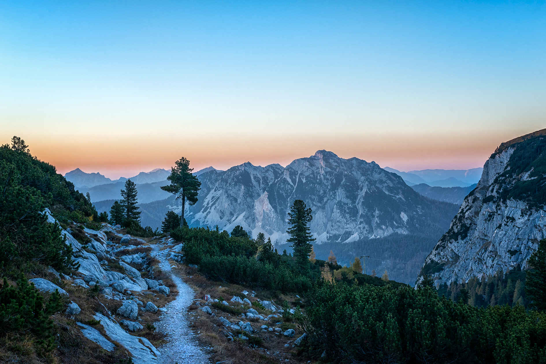 Weg zum Wiesberghaus