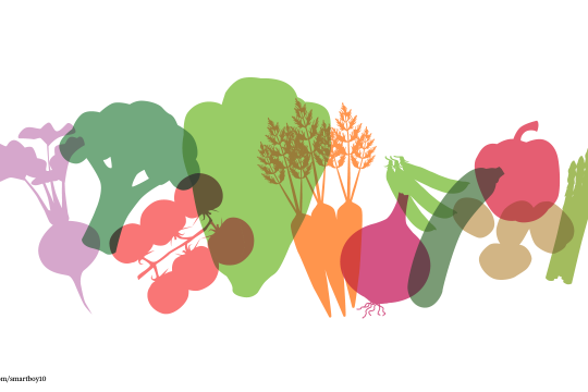 Illustriertes Gemüse