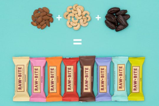 Rawbite-Riegel im Portrait