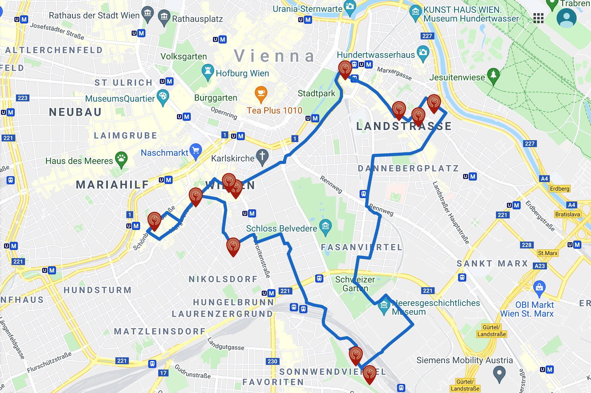 Eine Übersicht über die Endlich-Raus-Tour von Gusto Guerilla