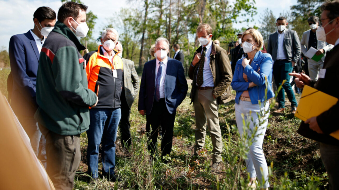 Jilia Klöckner beim Nationalen Waldgipfel 2021