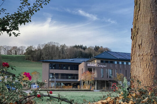 Außenansicht des Bioart-Campus.