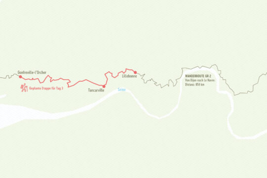 Die Etappe zwischen Lillebonne und Gonfreville-l'Orcher wird an Tag 3 bestritten.