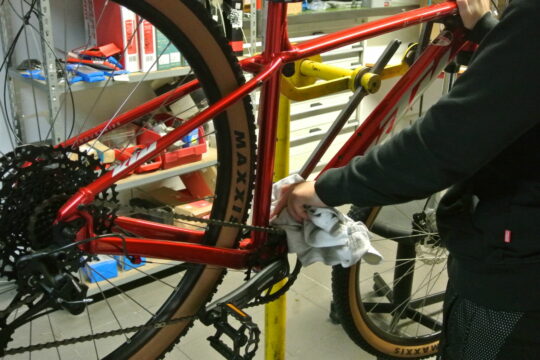 Sarah Sutlovic bei der Arbeit.