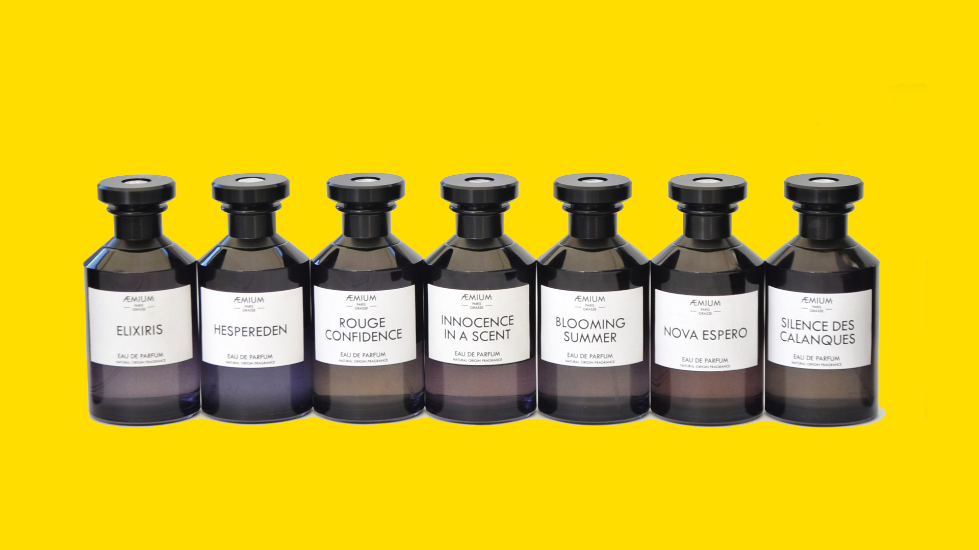 Sieben natürliche Parfums von Aemium.