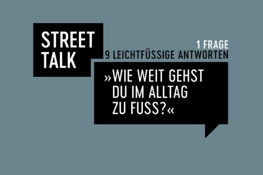 Biorama Street Talk: »Wie weit gehst du im Alltag zu Fuß?«