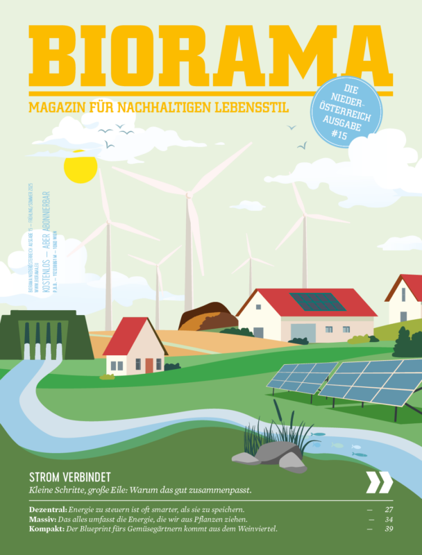 Das Cover der BIORAMA Niederösterreich Ausgabe 15