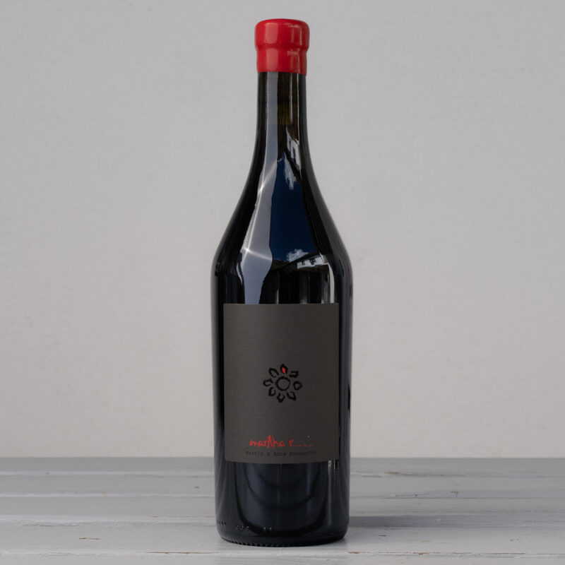 Eine Weinflasche des Weingut Arndorfers.