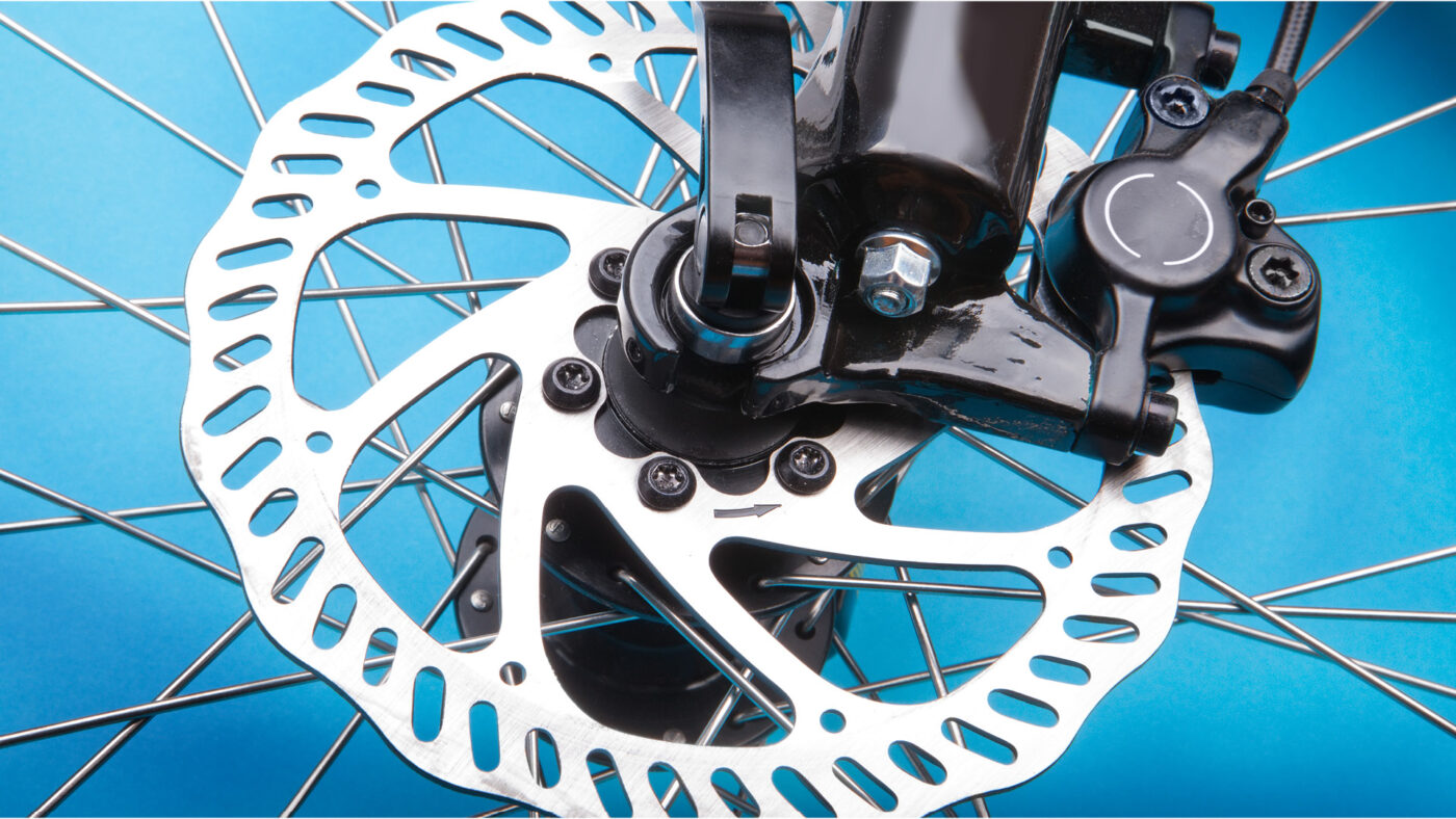 Hydraulische Felgenbremse.