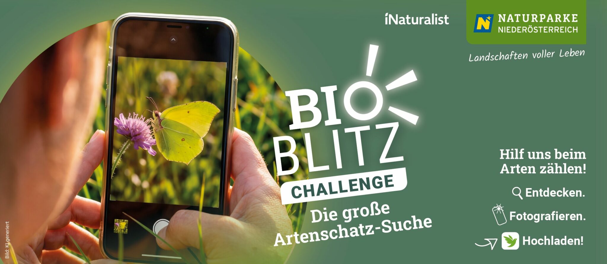 Sujet für die BioBlitz Challenge der Naturparke Niederösterreich.